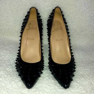 Christian Louboutin heels with spikes